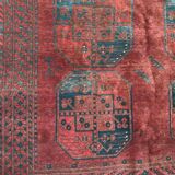 Carpet old Afghan Turkmen 152x230 cm