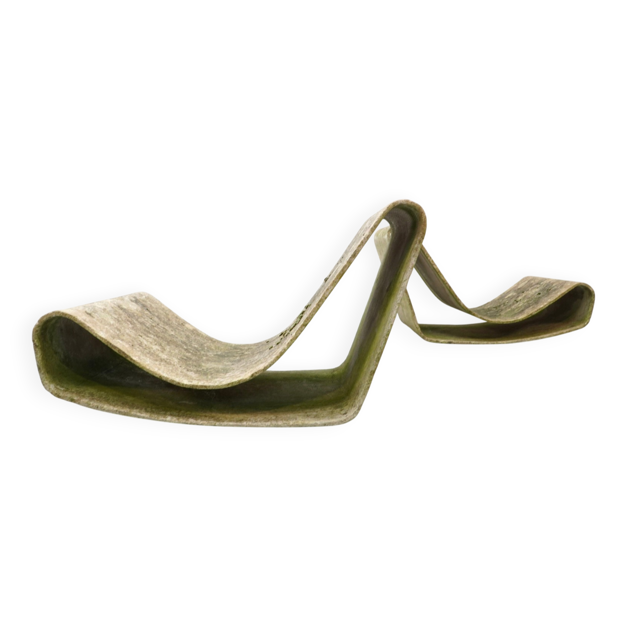 Willy Guhl, Eternit Patinated Loop Chair