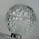 60s 70s wall lamp ball lamp metal chrome & glass space age design