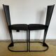 Set of 6 black Zino Memphis chairs for Harvink
