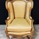 Pair of shepherdess style Louis XV gilded wood XIXth