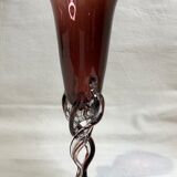 Vase en verre soufflé