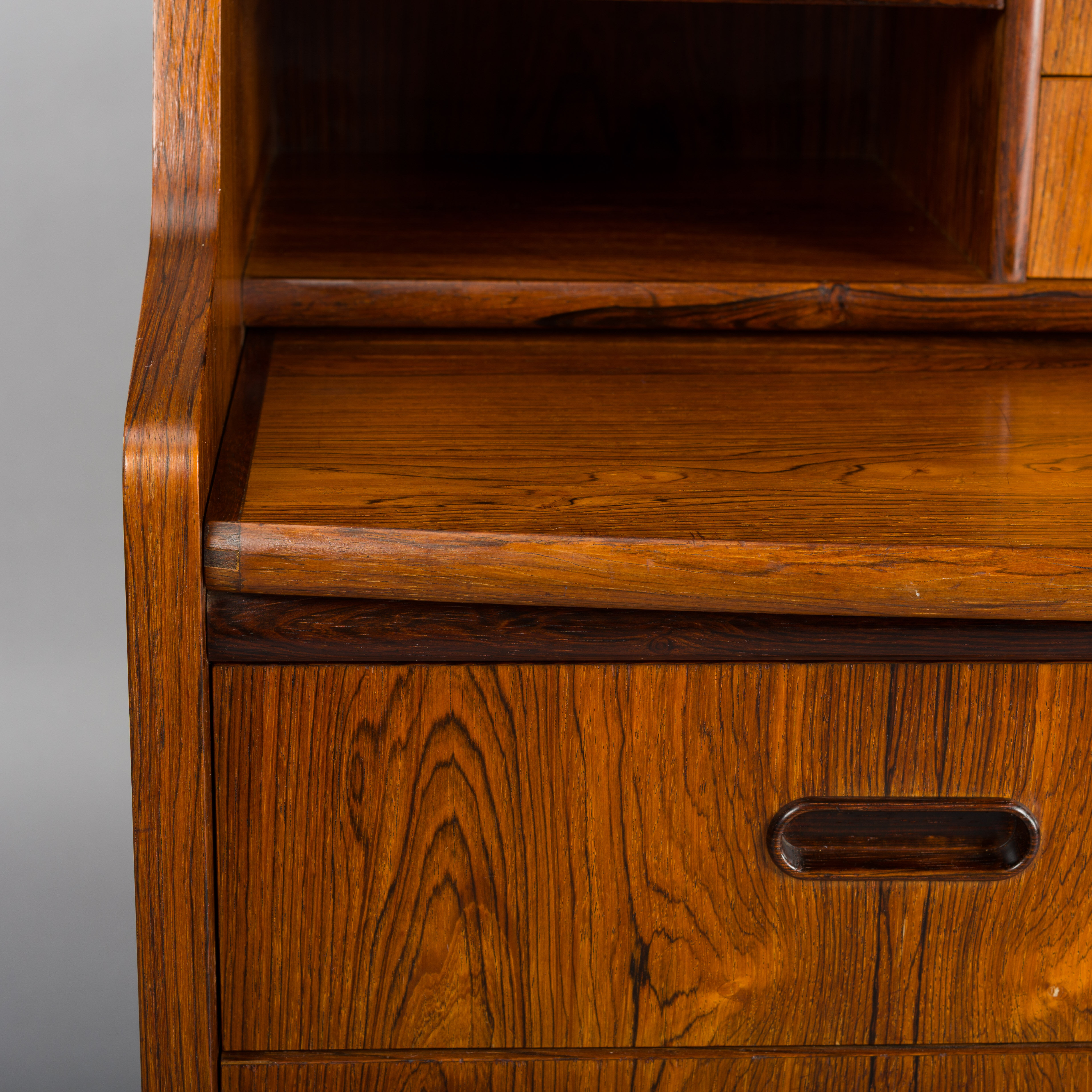 Danish midcentury rosewood secretaire, 1960s