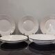 Flat plates 24.5cm Sarreguemines France