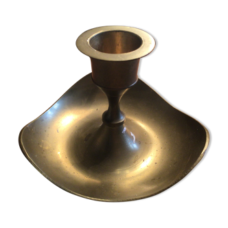 Brass desk candlestick