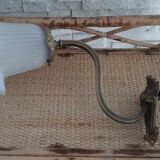 Bronze art deco sconce