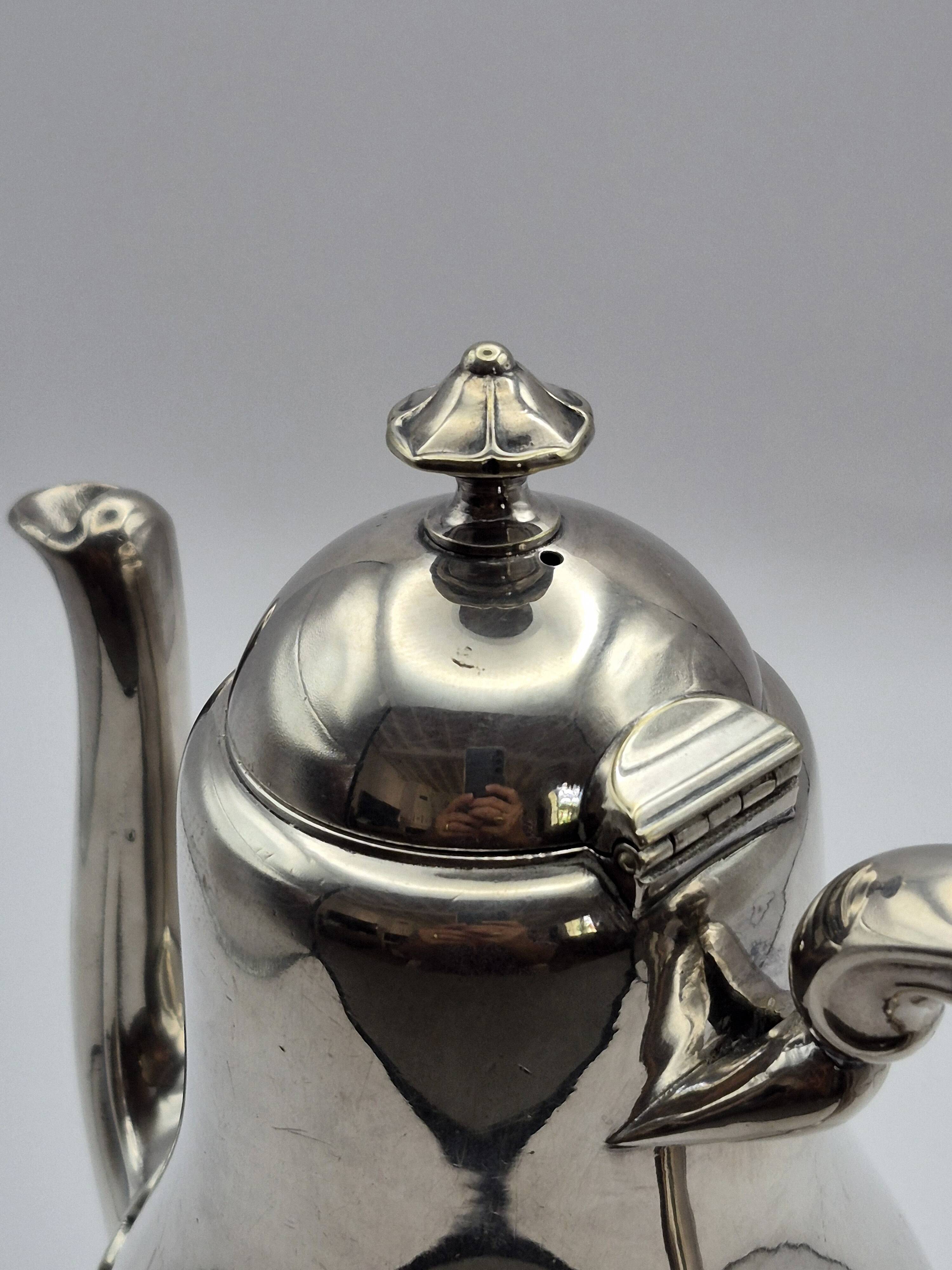 Antique teapot/coffee pot, silver-plated, Christofle house – A499