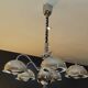 Chrome chandelier by gioffredo reggiani, 1970s