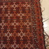 Oriental carpet saddle bag of dromedary turkmen