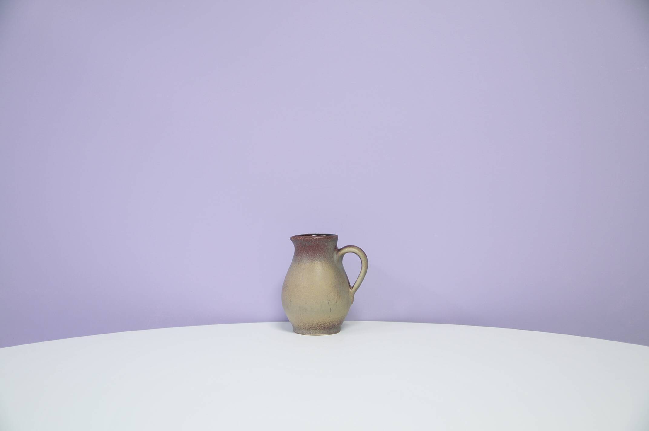 Beige & brown West Germany jug