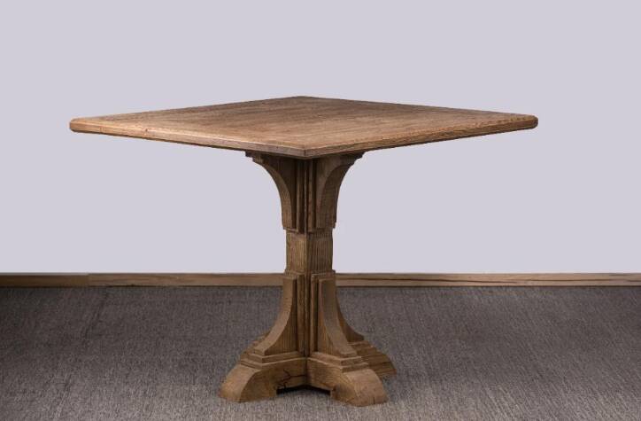 Reclaimed wood square table || Vintage || Rustic
