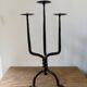 Antique wrought iron candlestick