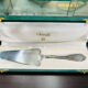 Christofle silver metal pie shovel, vendome model