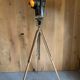 Cinema projector A.E Cremer Paris on its adjustable wooden foot circa 1960