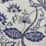 Blue porcelain onion plates