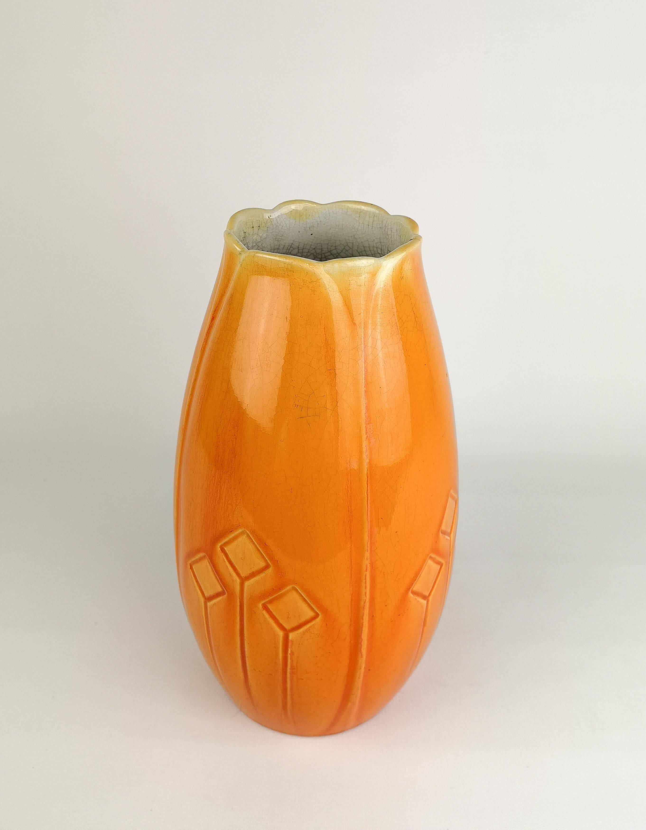 Art Nouveau vase Rörstrand Alf Wallander