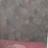 Tableau huile . Nature morte au biscuit