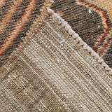 3x11 geometric red oushak runner