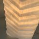 Vintage Fabbian Italy Passarola Lamp Murano Marble Glass Rare Chevron