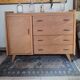 1960s chest of drawers with 4 drawers and 1 door