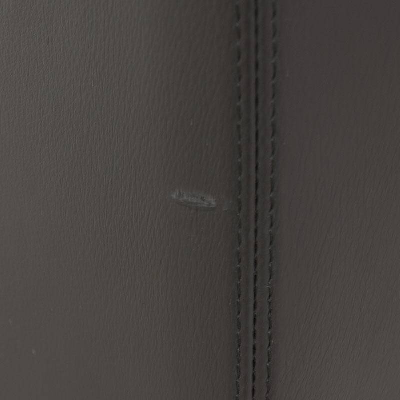 Black leather armchair by Kusch+Co