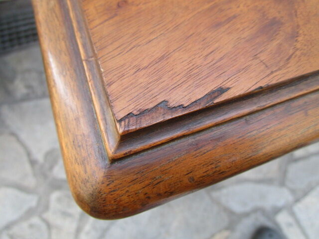 Old wooden desk