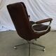 Tobacco leather office chair