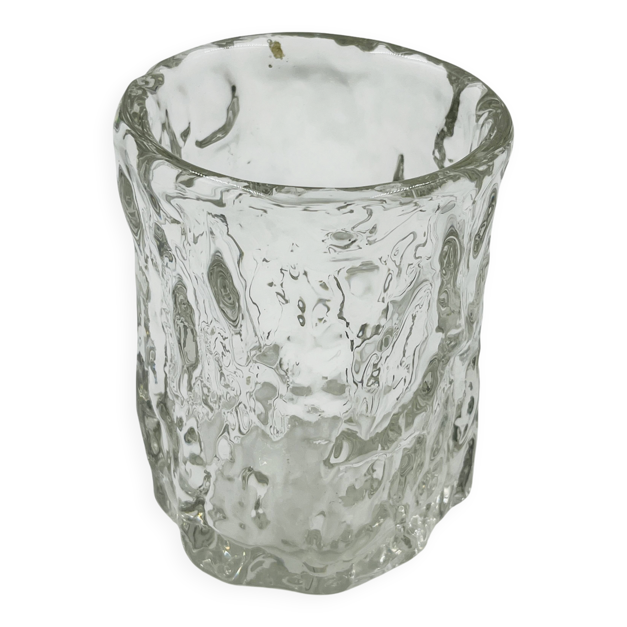 Vase Ice Glass WMF by Erich Schumann