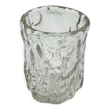 Vase Ice Glass WMF by Erich Schumann