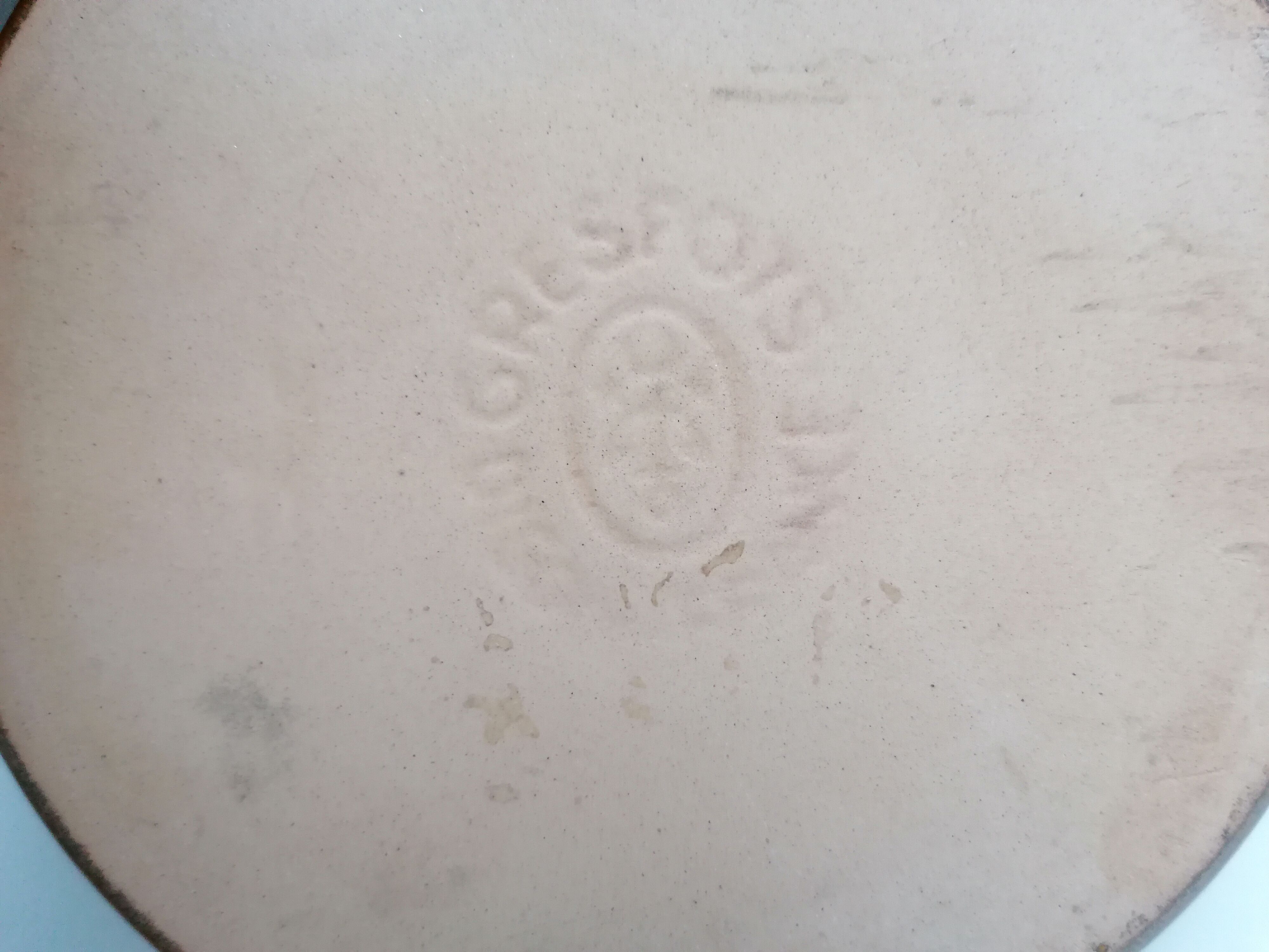 2 dishes digoin sandstone France