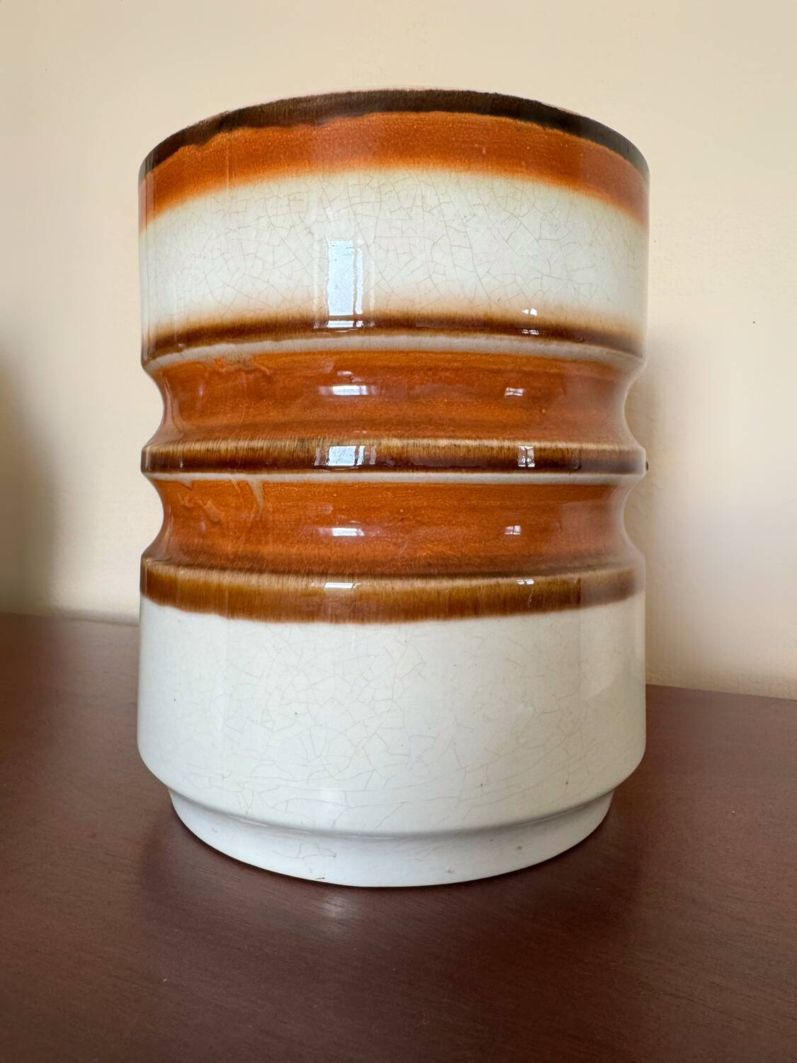 Cache pot céramique années 70