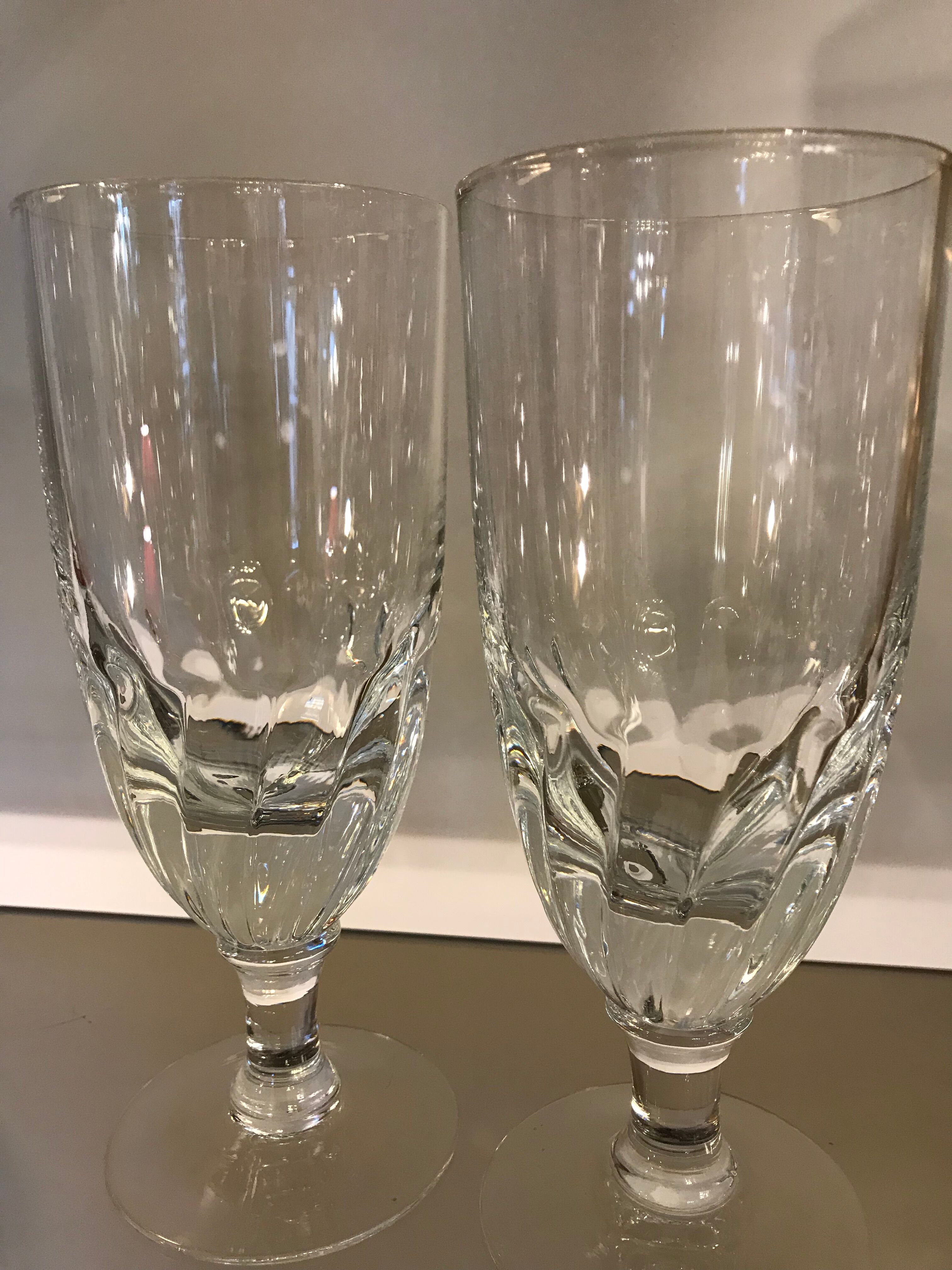 6 old absinthe glasses