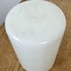 Vintage White Porcelain Ceiling Light with Milk Glass, 1970s