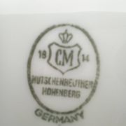 Set of Eleven Porcelain and Pure Gold Coffee Cups by Hutschenreuther, Germa