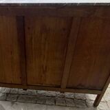 Vintage art deco marble sideboard.