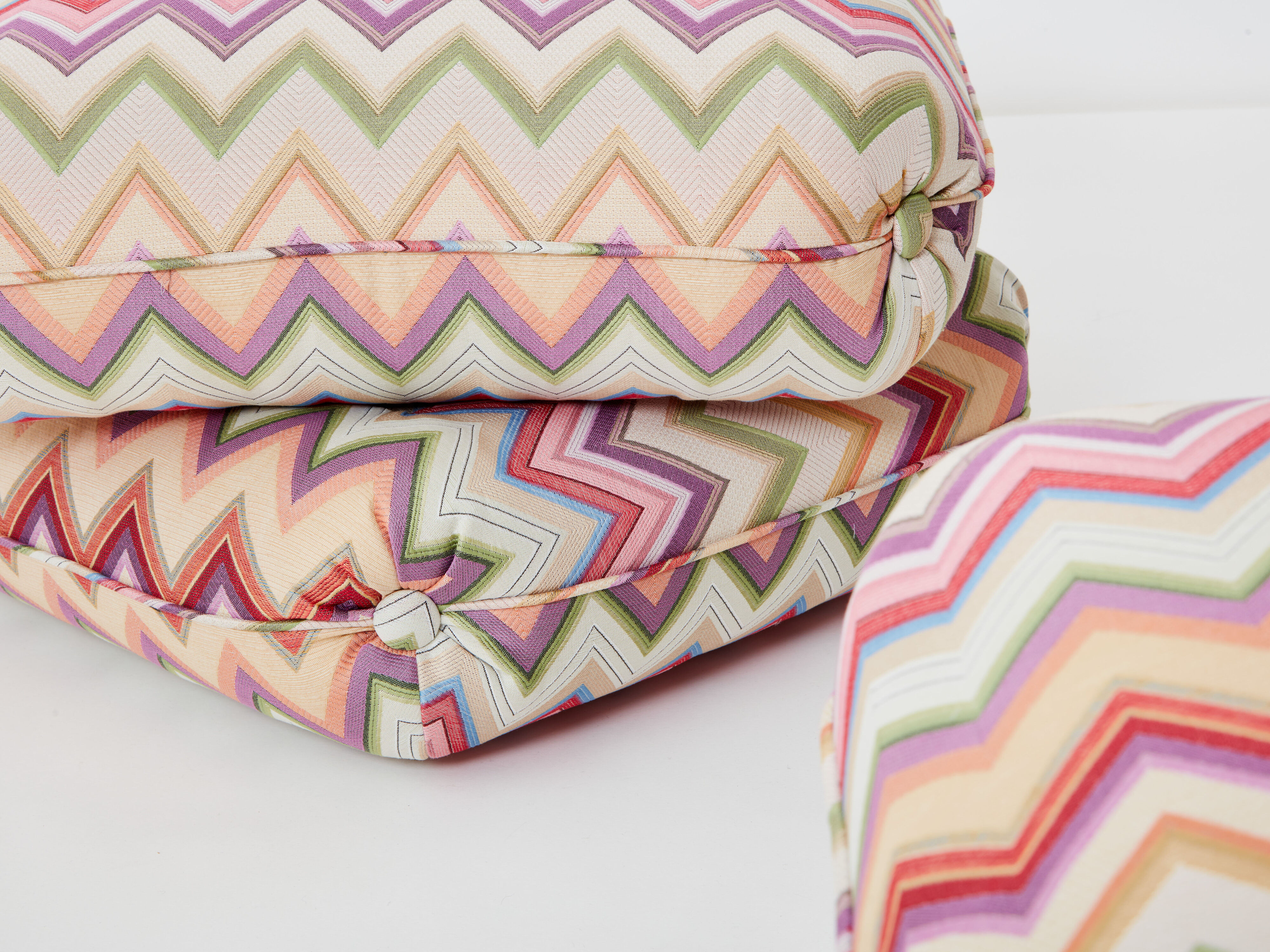 Paire de poufs 1970