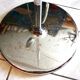 Vintage chrome eyeball floor lamp from the 70s