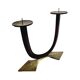 Art Deco style 2-armed candleholder, Germany, 1950s