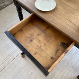 Farm bistro table in oak