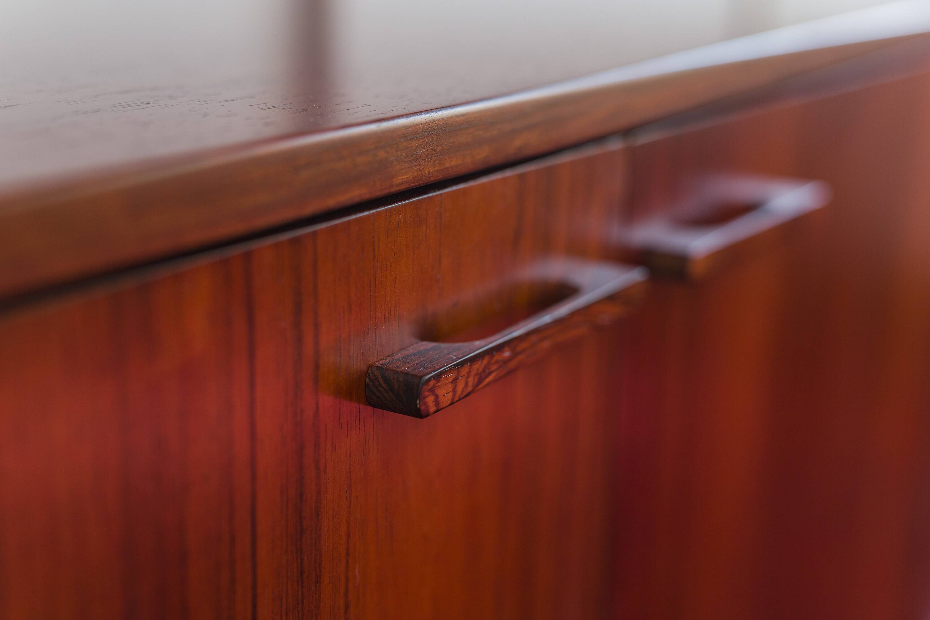 Rosewood Modular Wall Unit by Kai Kristiansen for FM Møbler, 1960s