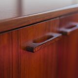 Rosewood Modular Wall Unit by Kai Kristiansen for FM Møbler, 1960s