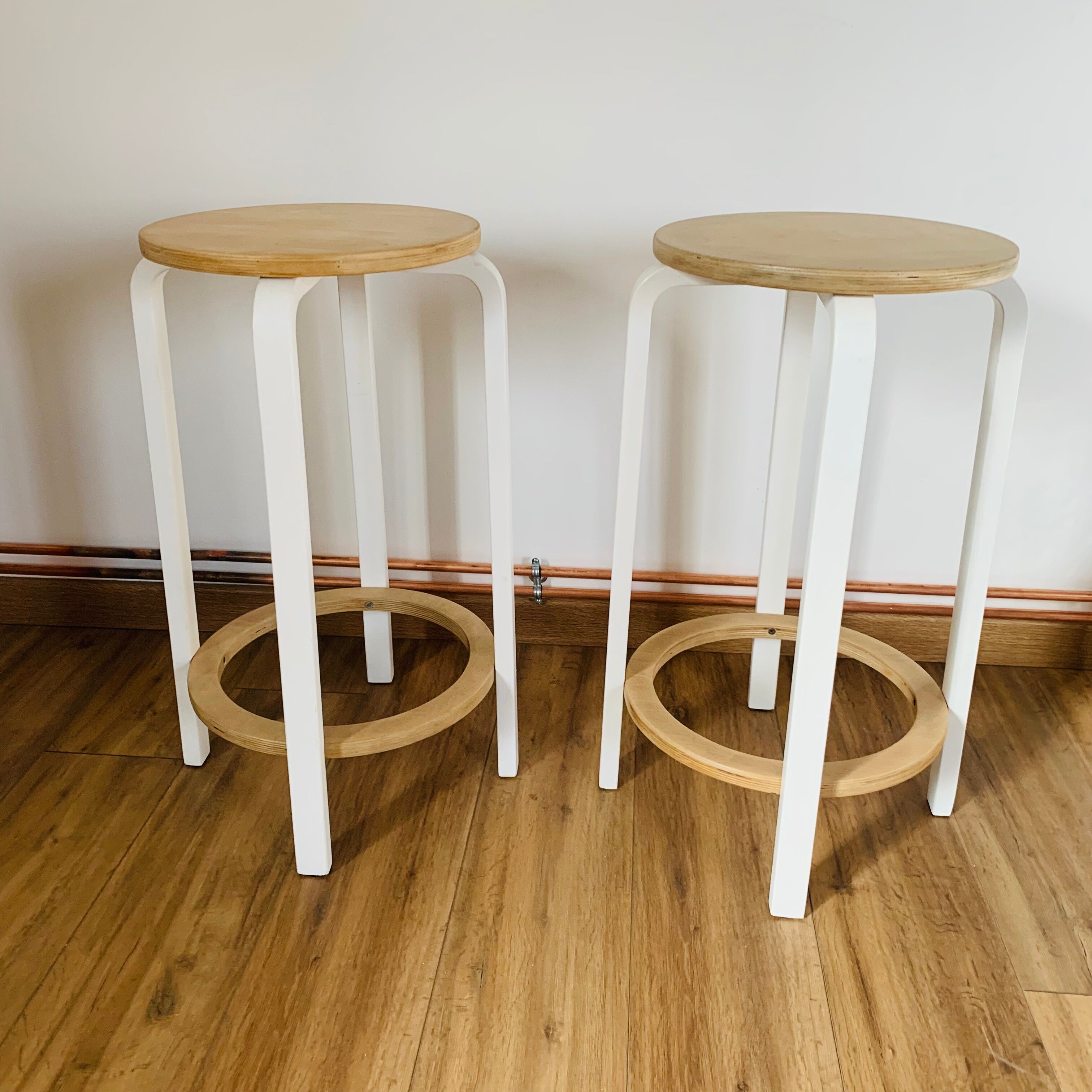 Pair of high stools