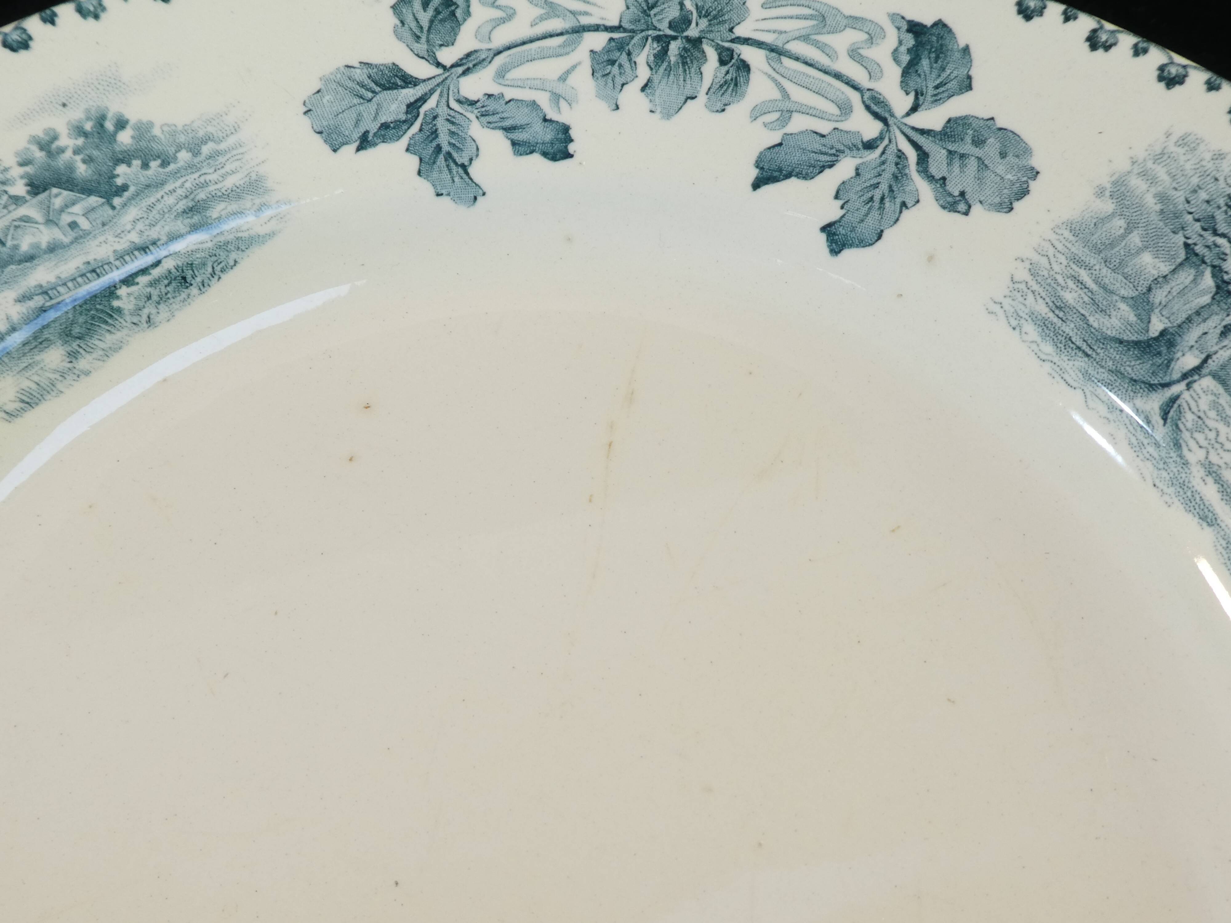 Round earthenware dish terre de fer bocage nº2