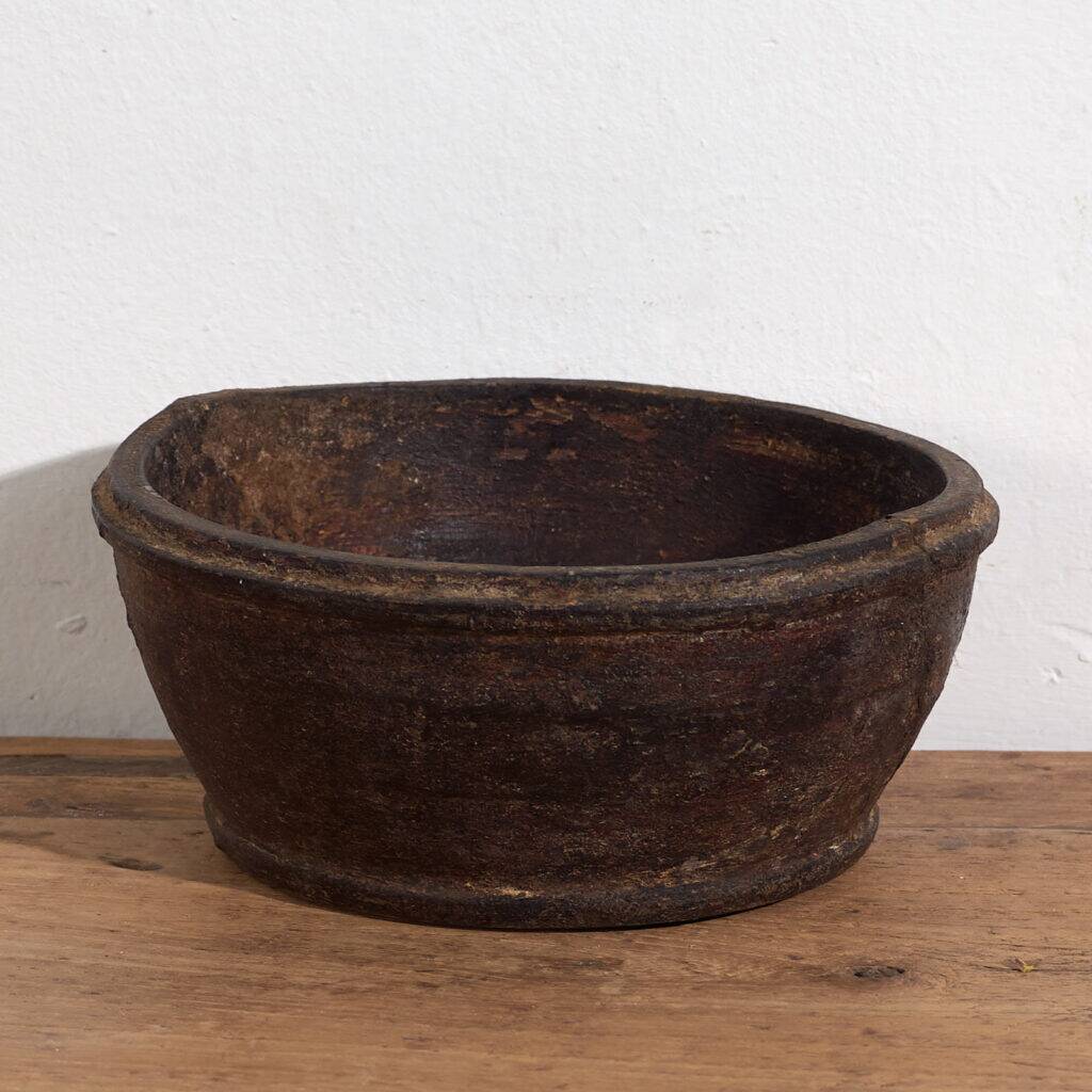 Old bowl in primitive style (c.1900) #33