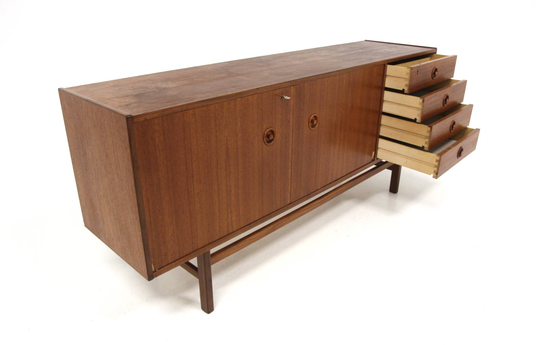 Enfilade scandinave en teck, Suède, 1960