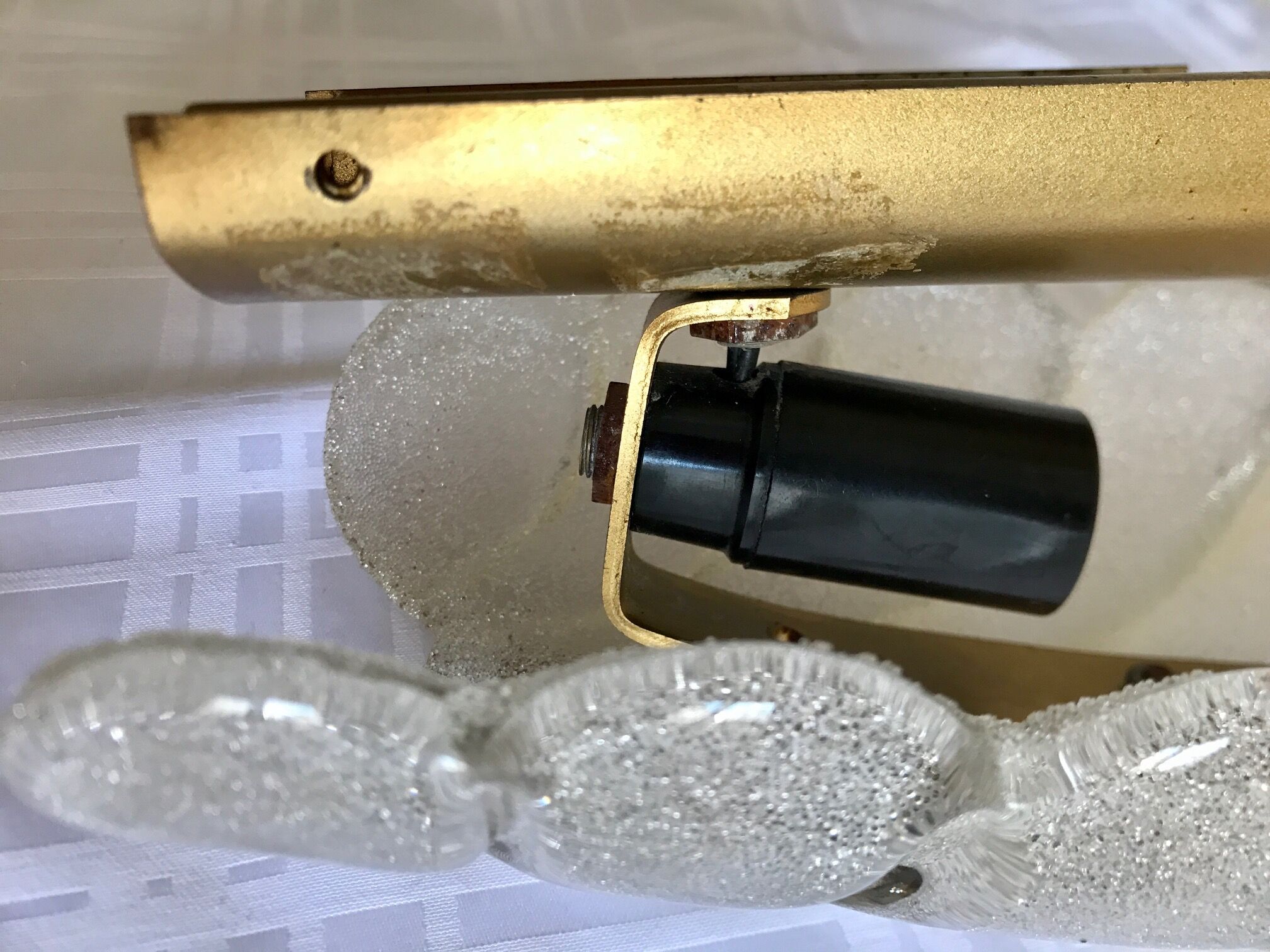 Glass foil wall lamp