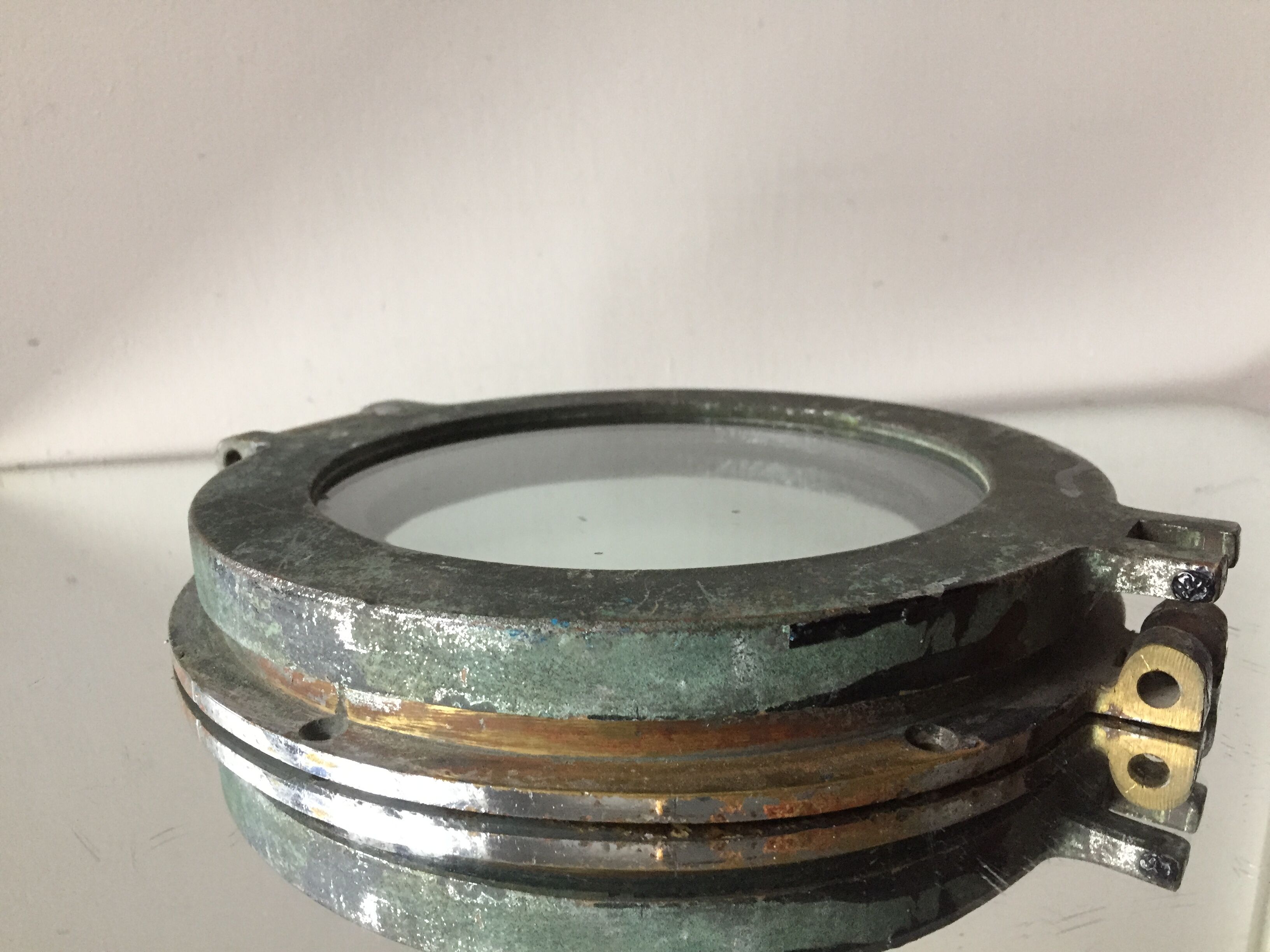 Vintage porthole mirror