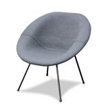 Rare fiberglass armchair by Claude Vassal for Magasins Pilotes – circa 1950