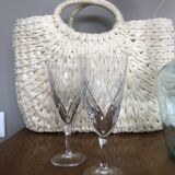 Bayel crystal champagne flutes