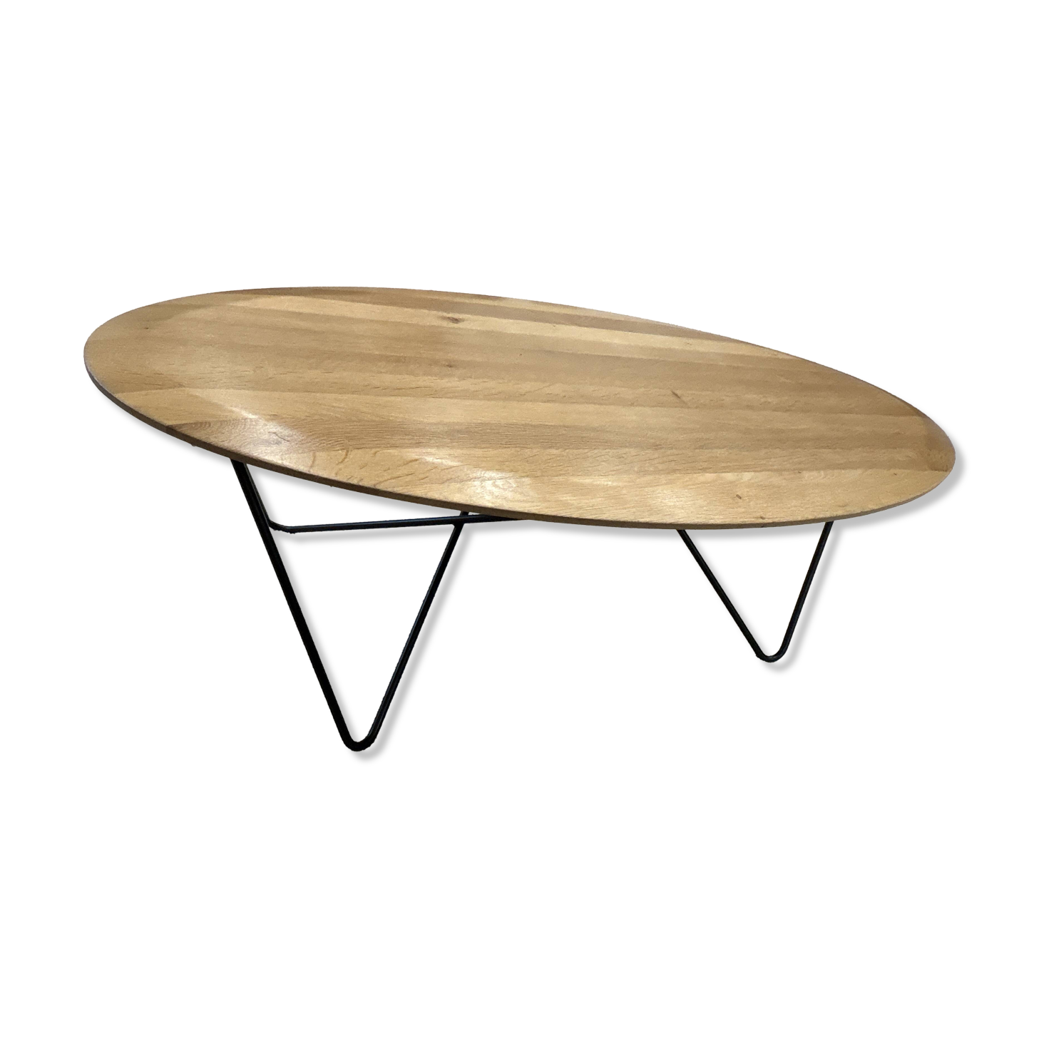 “ORB” Ethnicraft solid oak and steel